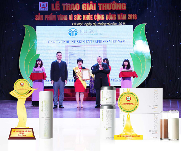Nu Skin Việt Nam lọt vào Top 6 doanh nghiệp với giải thưởng “Cúp Vàng Vì Sức Khỏe Cộng Đồng” cho sản phẩm ageLOC Y-Span