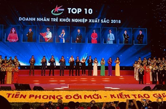 CEO Thắng Lợi Group nhận giải thưởng Top 10 Doanh Nhân Trẻ Khởi Nghiệp xuất sắc 2018