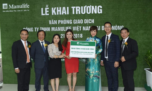 Manulife Việt Nam mở rộng văn phòng từ Nam ra Bắc 