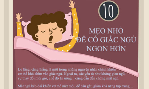 10 mẹo đơn giản giúp cải thiện tình trạng mất ngủ hàng đêm