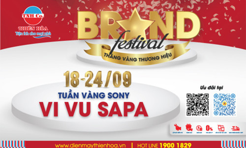 Hàng loạt sản phẩm với giá cực sốc trong chương trình “Brand festival – Tháng vàng thương hiệu”
