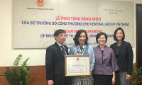 Bộ Công Thương trao tặng Bằng khen cho Tập đoàn Central Group Việt Nam