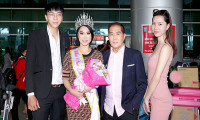 Trưởng ban tổ chức Hoa hậu Việt Nam toàn cầu tại Mỹ Thành Nguyễn ra tận sân bay đón tân hoa hậu Thùy Linh Nguyễn.