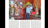 Ấn phẩm Nghệ thuật và cuộc sống chọn thạc sĩ Nguyễn Hưu Nhơn xuất hiện trang bìa