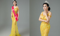Hoa hậu Lý Kim Nhân, nhẹ nhàng và đài cát trong BST Nữ quyền